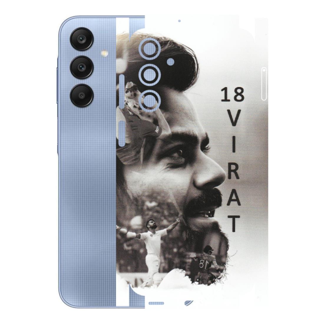 Samsung A/S Series Phone Skins (All Models) - Virat Kohli Cricketer - Matte Finish (M-163) Samsung Galaxy A25 (5G)