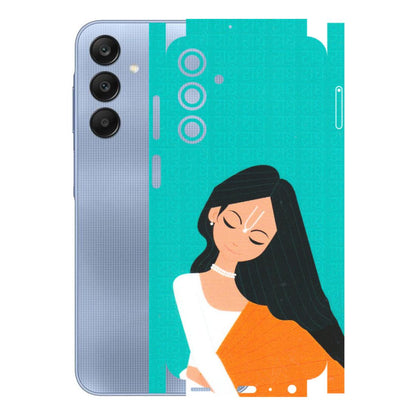 Samsung A/S Series Phone Skins (All Models) - Radhe Radhe With Hindu Symbol - Matte Finish (M-164) Samsung Galaxy A25 (5G)