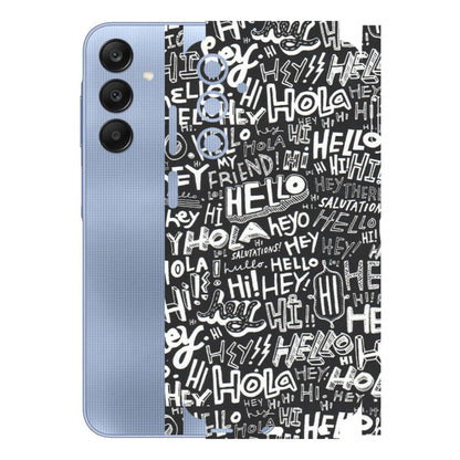 Samsung A/S Series Phone Skins (All Models) - Hi Hello Doodles - Matte Finish (M-25) Samsung Galaxy A25 (5G)