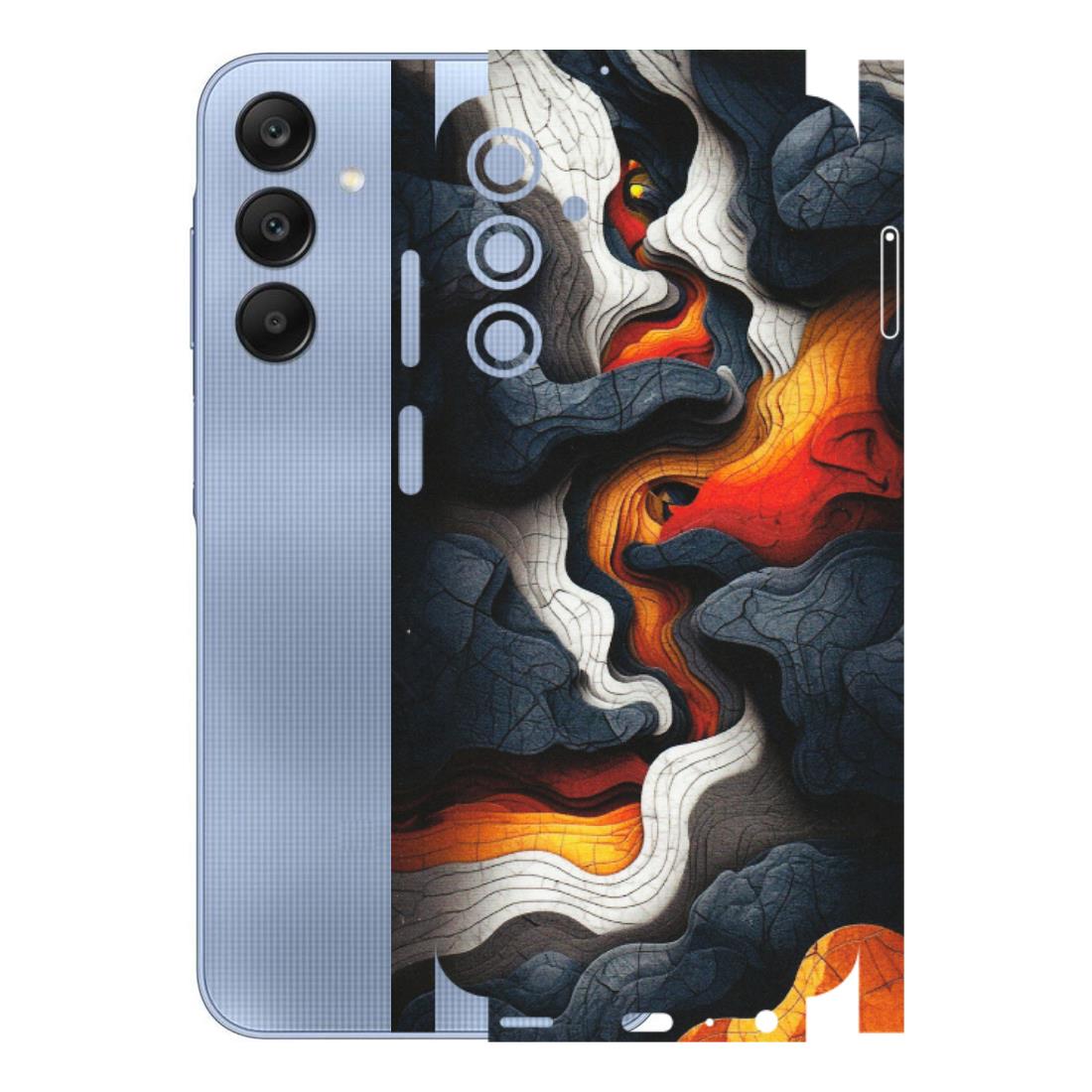 Samsung A/S Series Phone Skins (All Models) - Abstract Volcanic Layers - Matte Finish (M-52) Samsung Galaxy A25 (5G)