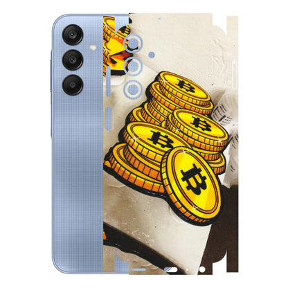 Samsung A/S Series Phone Skins (All Models) - Billionaire Bitcoin Collection - Matte Finish (M-92) Samsung Galaxy A25 (5G)