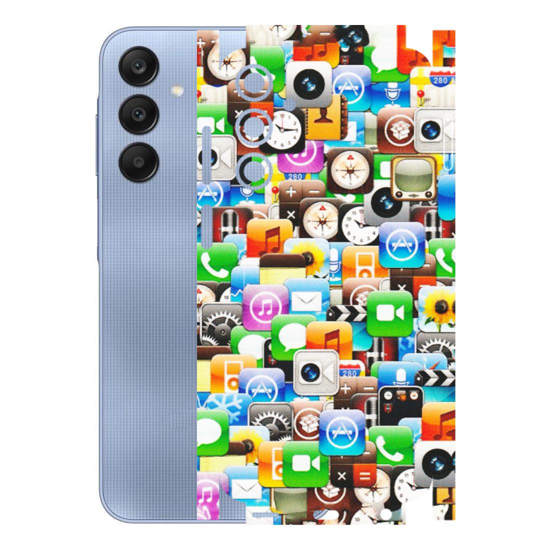 Samsung A/S Series Phone Skins (All Models) - All Apple Icons - Matte Finish (M-93) Samsung Galaxy A25 (5G)