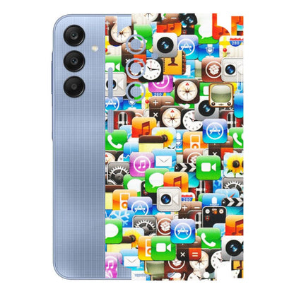 Samsung A/S Series Phone Skins (All Models) - All Apple Icons - Matte Finish (M-93) Samsung Galaxy A25 (5G)