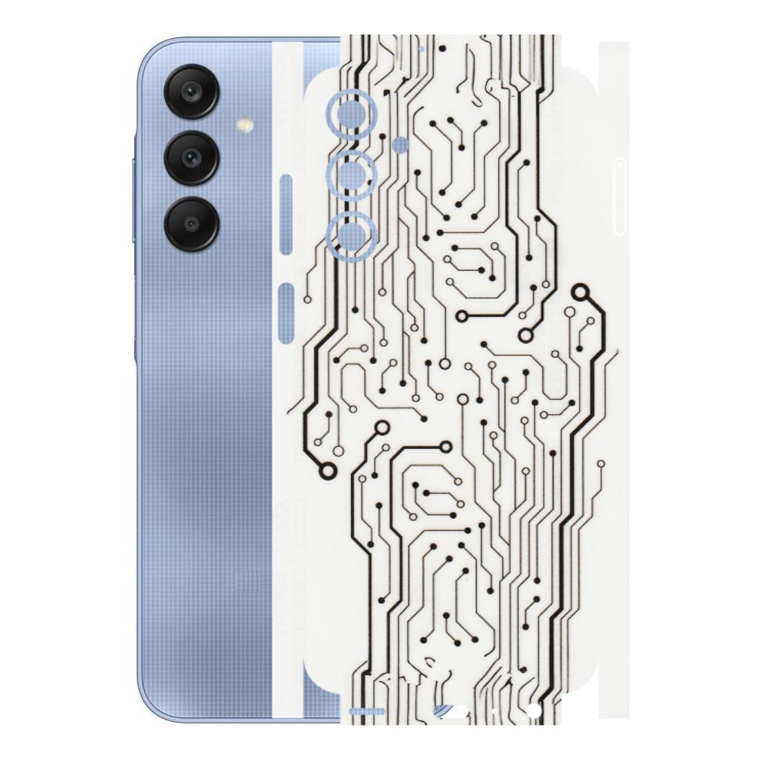 Samsung A/S Series Phone Skins (All Models) - Tech Circuits - Transparent Finish (T-03) Samsung Galaxy A25 (5G)