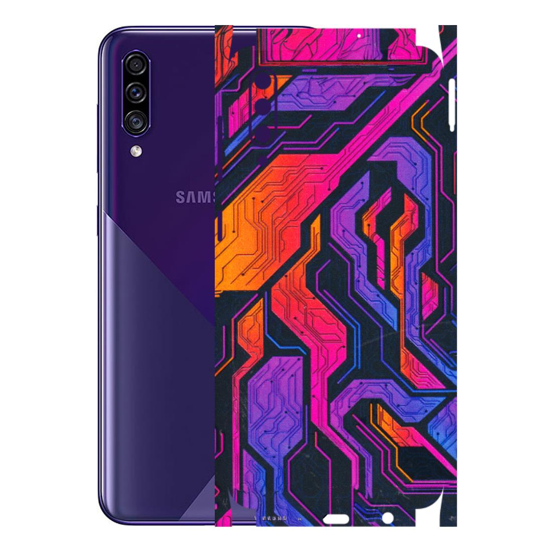 Samsung A/S Series Phone Skins (All Models) - Tech Circuits Futuristic - 3D Embossed Finish (L-07) Samsung Galaxy A30s