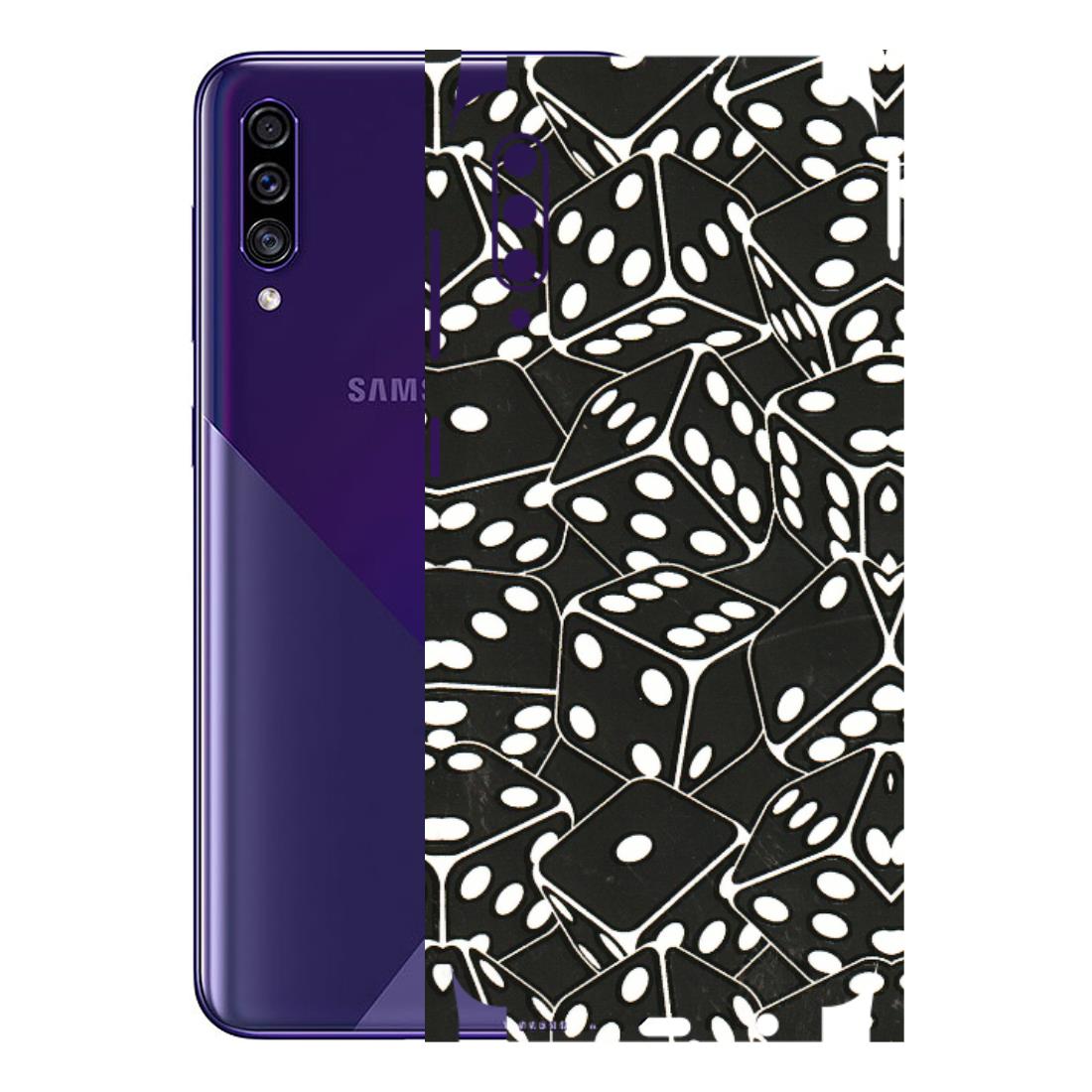 Samsung A/S Series Phone Skins (All Models) - Big Black Dices - 3D Embossed Finish (L-106) Samsung Galaxy A30s