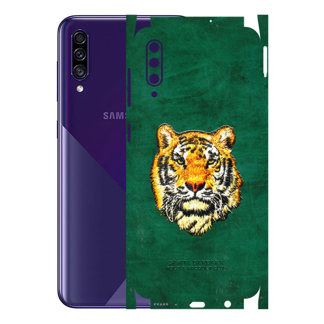 Samsung A/S Series Phone Skins (All Models) - Leather Feel Tiger - 3D Embossed Finish (L-111) Samsung Galaxy A30s