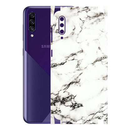 Samsung A/S Series Phone Skins (All Models) - Black and White Marble Texture - 3D Embossed Finish (L-124) Samsung Galaxy A30s