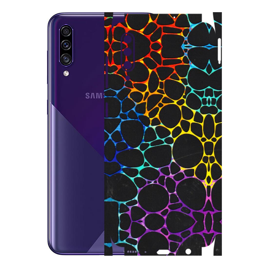 Samsung A/S Series Phone Skins (All Models) - Abstract Art MultiColour - 3D Embossed Finish (L-133) Samsung Galaxy A30s