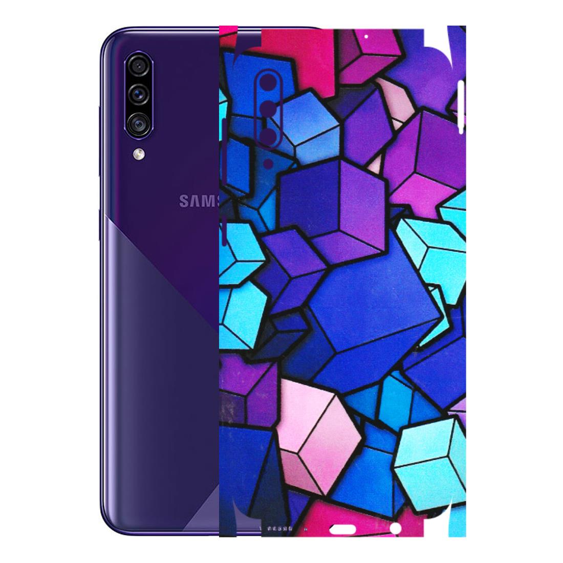 Samsung A/S Series Phone Skins (All Models) - Cube Doodle - 3D Embossed Finish (L-141) Samsung Galaxy A30s
