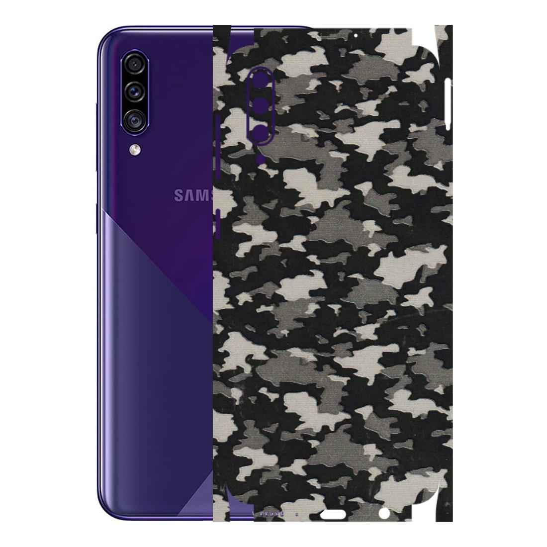 Samsung A/S Series Phone Skins (All Models) - Black/Grey Camoflaunge - 3D Embossed Finish (L-142) Samsung Galaxy A30s