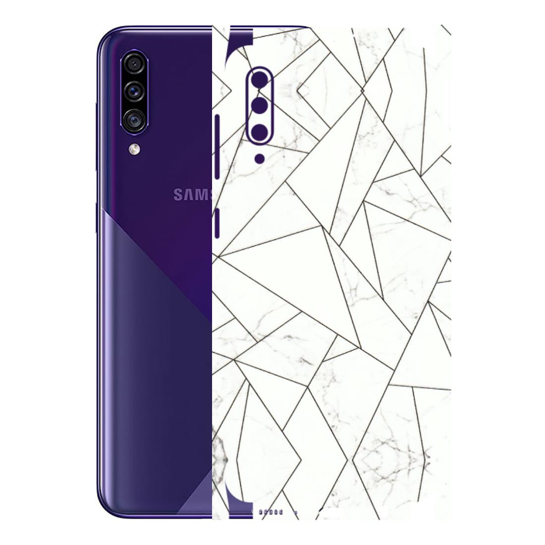 Samsung A/S Series Phone Skins (All Models) - Luxury White Marble Effect - 3D Embossed Finish (L-168) Samsung Galaxy A30s