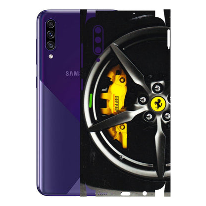 Samsung A/S Series Phone Skins (All Models) - Ferrari Wheel Alloy - 3D Embossed Finish (L-173) Samsung Galaxy A30s