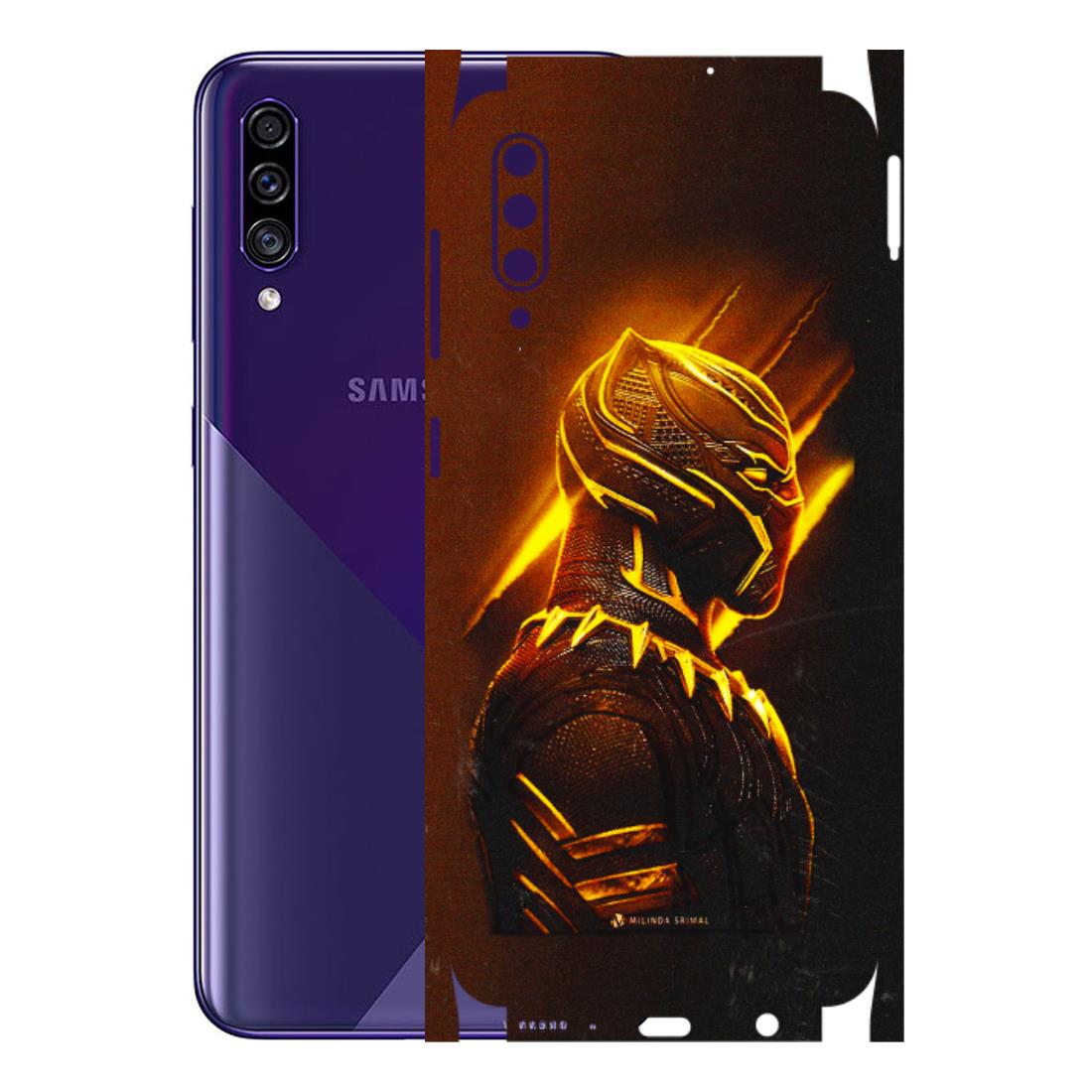 Samsung A/S Series Phone Skins (All Models) - Gold Black Panther - 3D Embossed Finish (L-181) Samsung Galaxy A30s