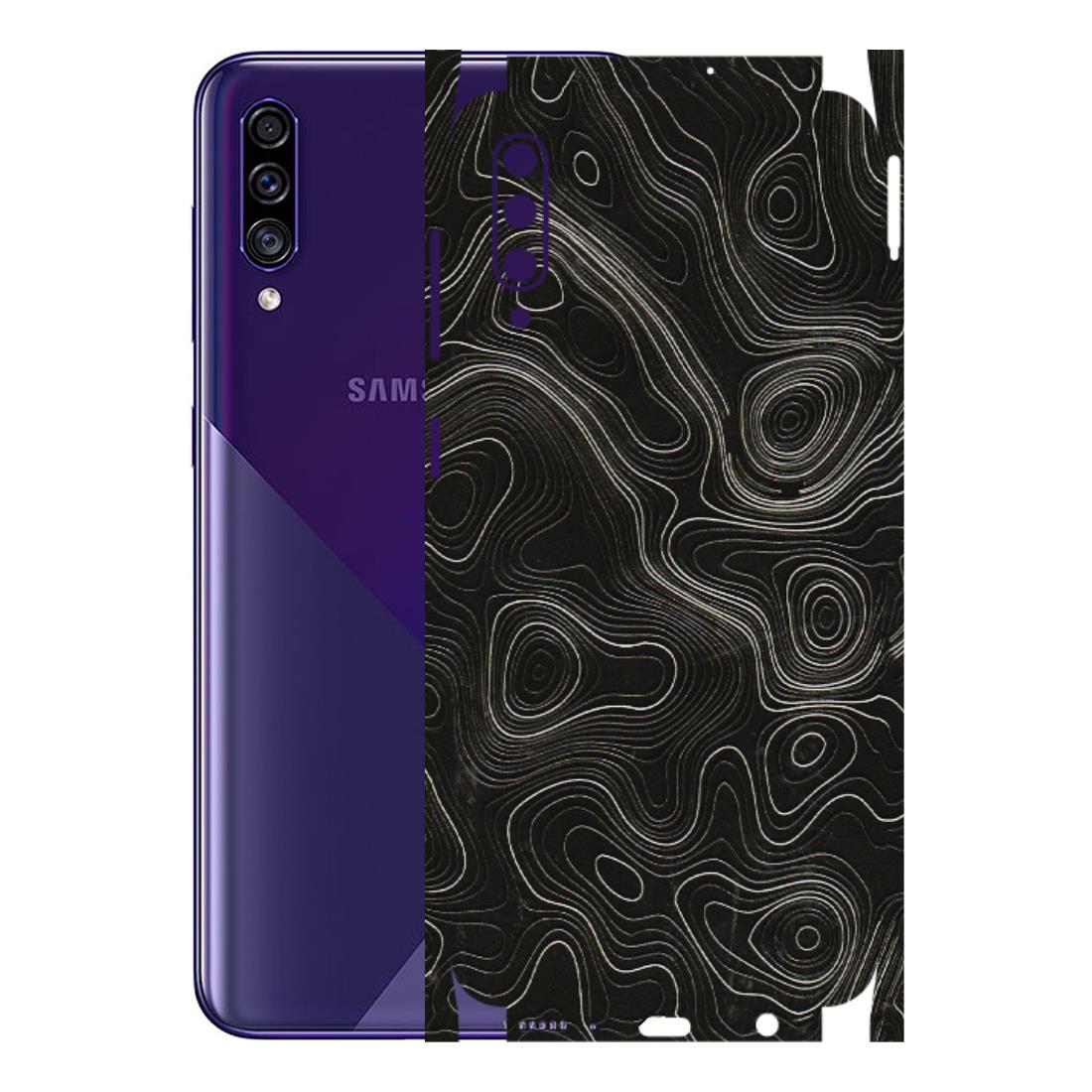 Samsung A/S Series Phone Skins (All Models) - Black Swirl - 3D Embossed Finish (L-196) Samsung Galaxy A30s