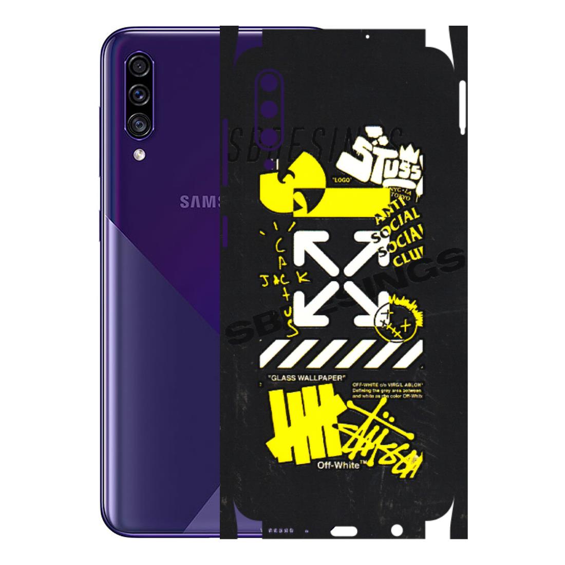 Samsung A/S Series Phone Skins (All Models) - Anti Social Graffiti - 3D Embossed Finish (L-198) Samsung Galaxy A30s
