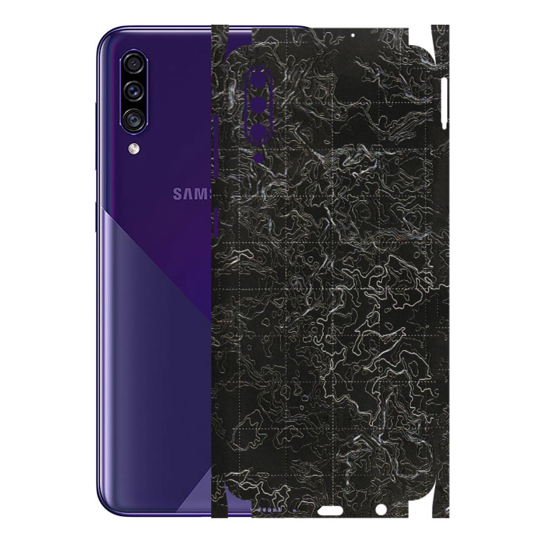 Samsung A/S Series Phone Skins (All Models) - Black map Texture - 3D Embossed Finish (L-201) Samsung Galaxy A30s