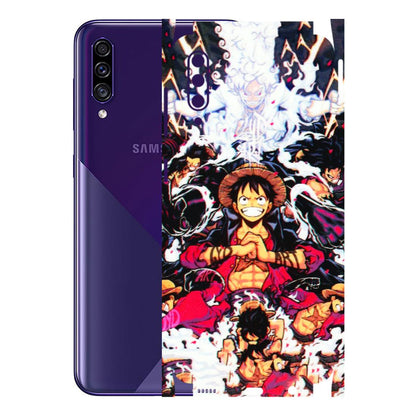 Samsung A/S Series Phone Skins (All Models) - Luffy Anime Character - 3D Embossed Finish (L-203) Samsung Galaxy A30s