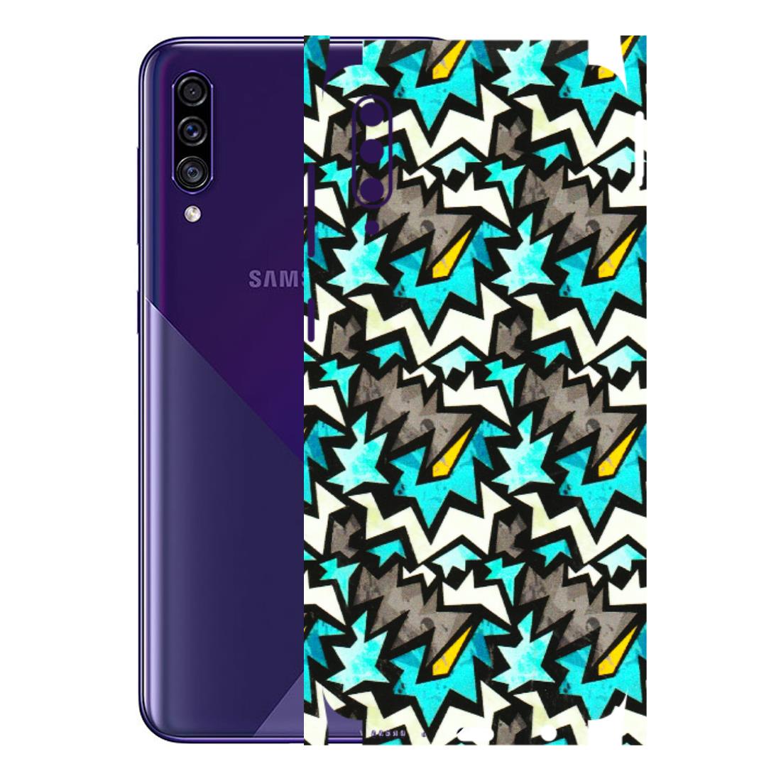 Samsung A/S Series Phone Skins (All Models) - Funky Zig Zag - 3D Embossed Finish (L-223) Samsung Galaxy A30s