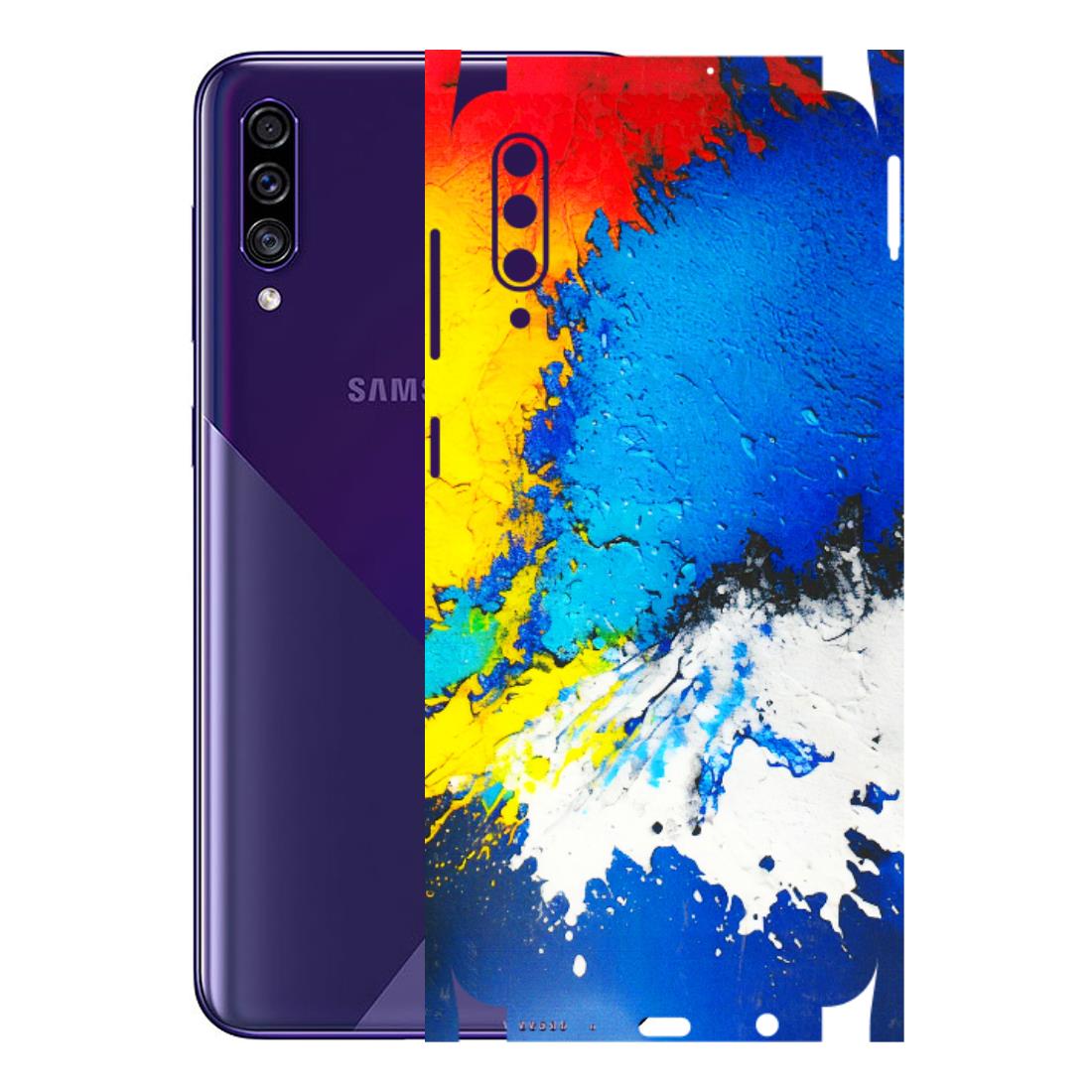 Samsung A/S Series Phone Skins (All Models) - Acrylic Paint Spill - 3D Embossed Finish (L-229) Samsung Galaxy A30s