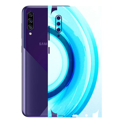 Samsung A/S Series Phone Skins (All Models) - The Blue Curve - 3D Embossed Finish (L-244) Samsung Galaxy A30s