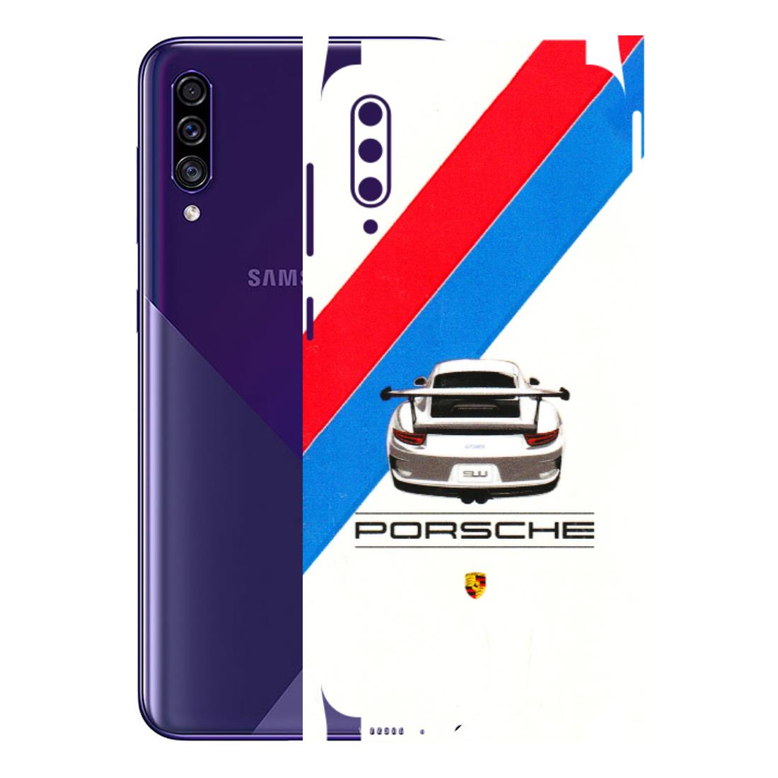 Samsung A/S Series Phone Skins (All Models) - Porche Car Sober Logo - 3D Embossed Finish (L-248) Samsung Galaxy A30s