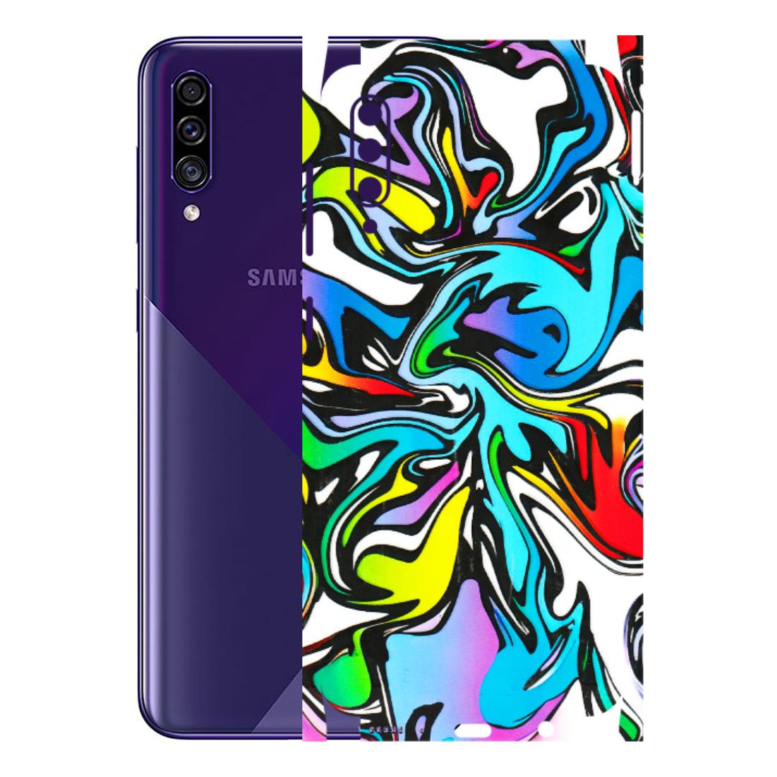 Samsung A/S Series Phone Skins (All Models) - Abstract Colour Paints - 3D Embossed Finish (L-271) Samsung Galaxy A30s