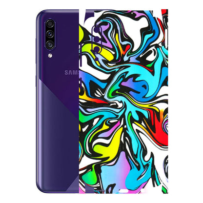 Samsung A/S Series Phone Skins (All Models) - Abstract Colour Paints - 3D Embossed Finish (L-271) Samsung Galaxy A30s