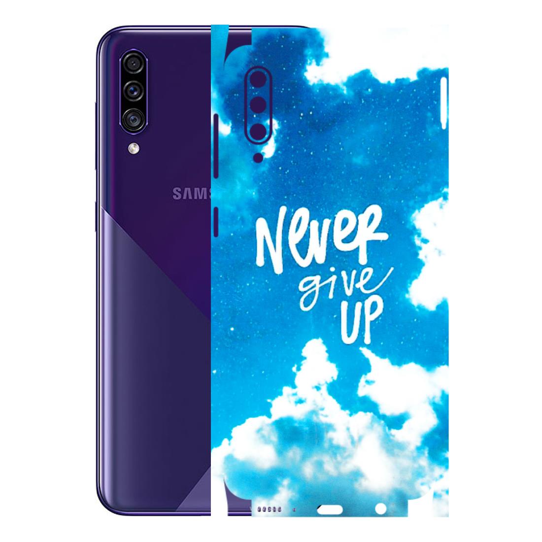 Samsung A/S Series Phone Skins (All Models) - Never Give Up - 3D Embossed Finish (L-279) Samsung Galaxy A30s