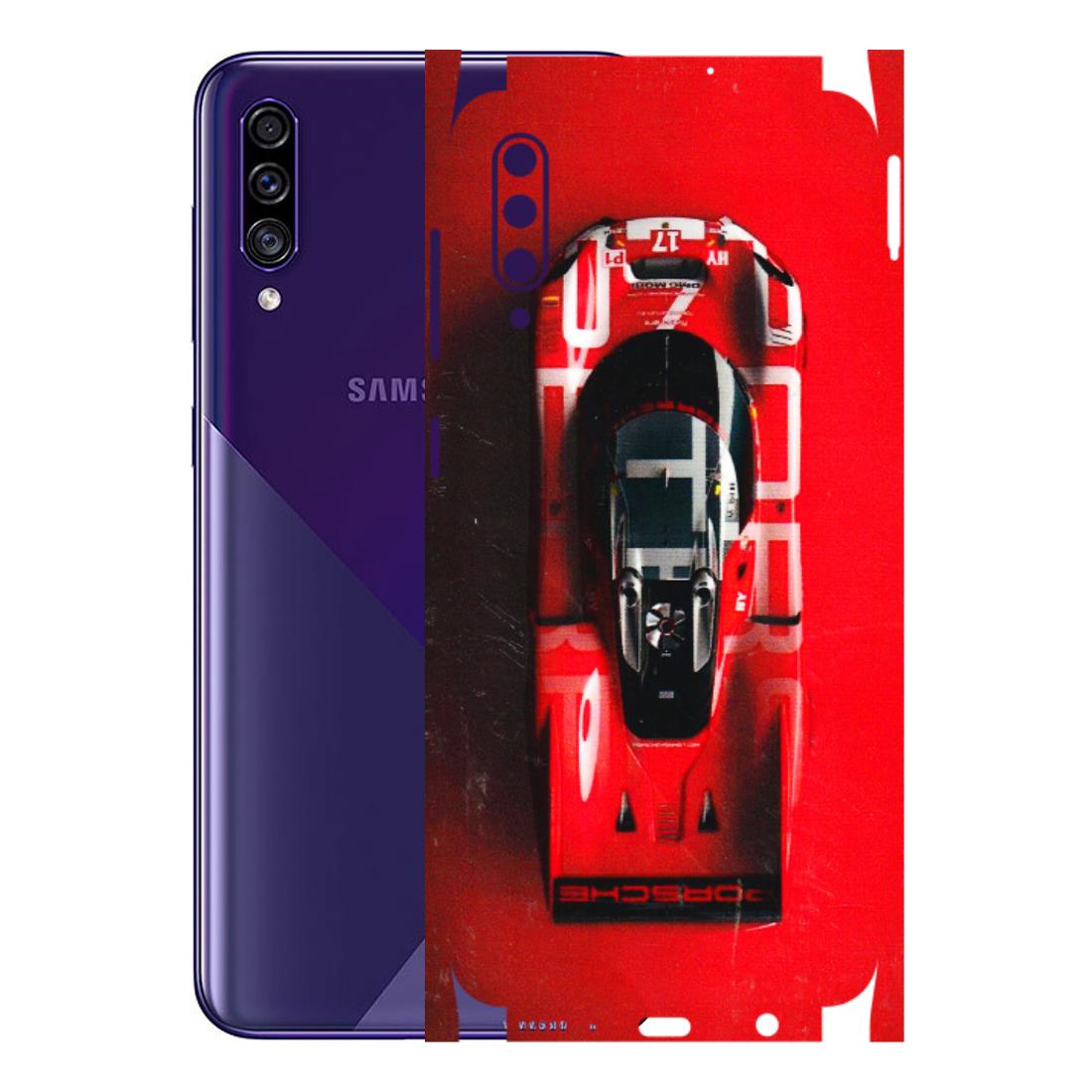 Samsung A/S Series Phone Skins (All Models) - Red Porsche Car Logo - 3D Embossed Finish (L-315) Samsung Galaxy A30s