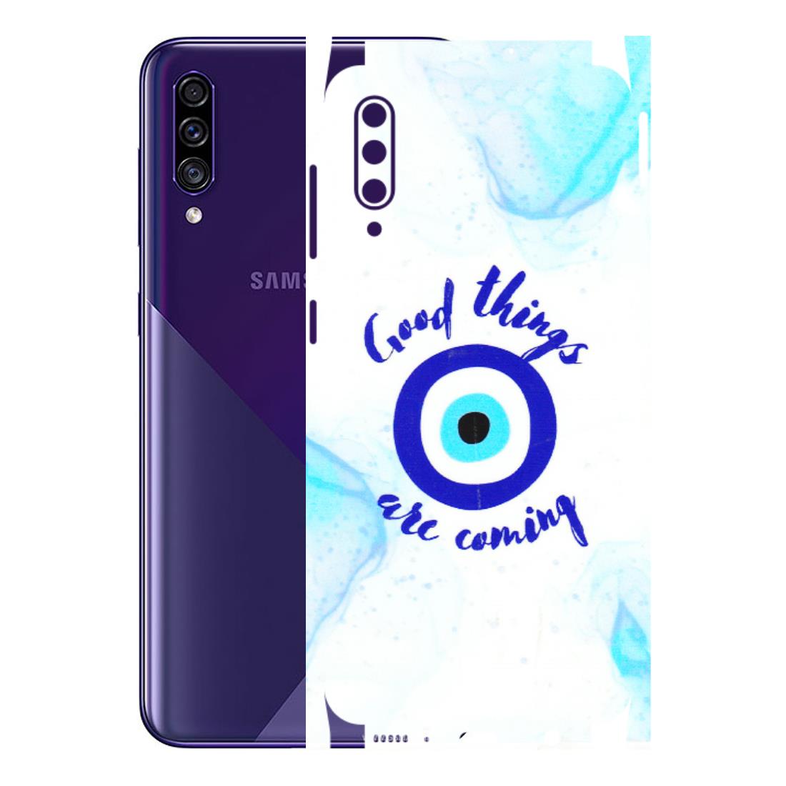 Samsung A/S Series Phone Skins (All Models) - Evil Eye Good Things Are Coming - 3D Embossed Finish (L-322) Samsung Galaxy A30s
