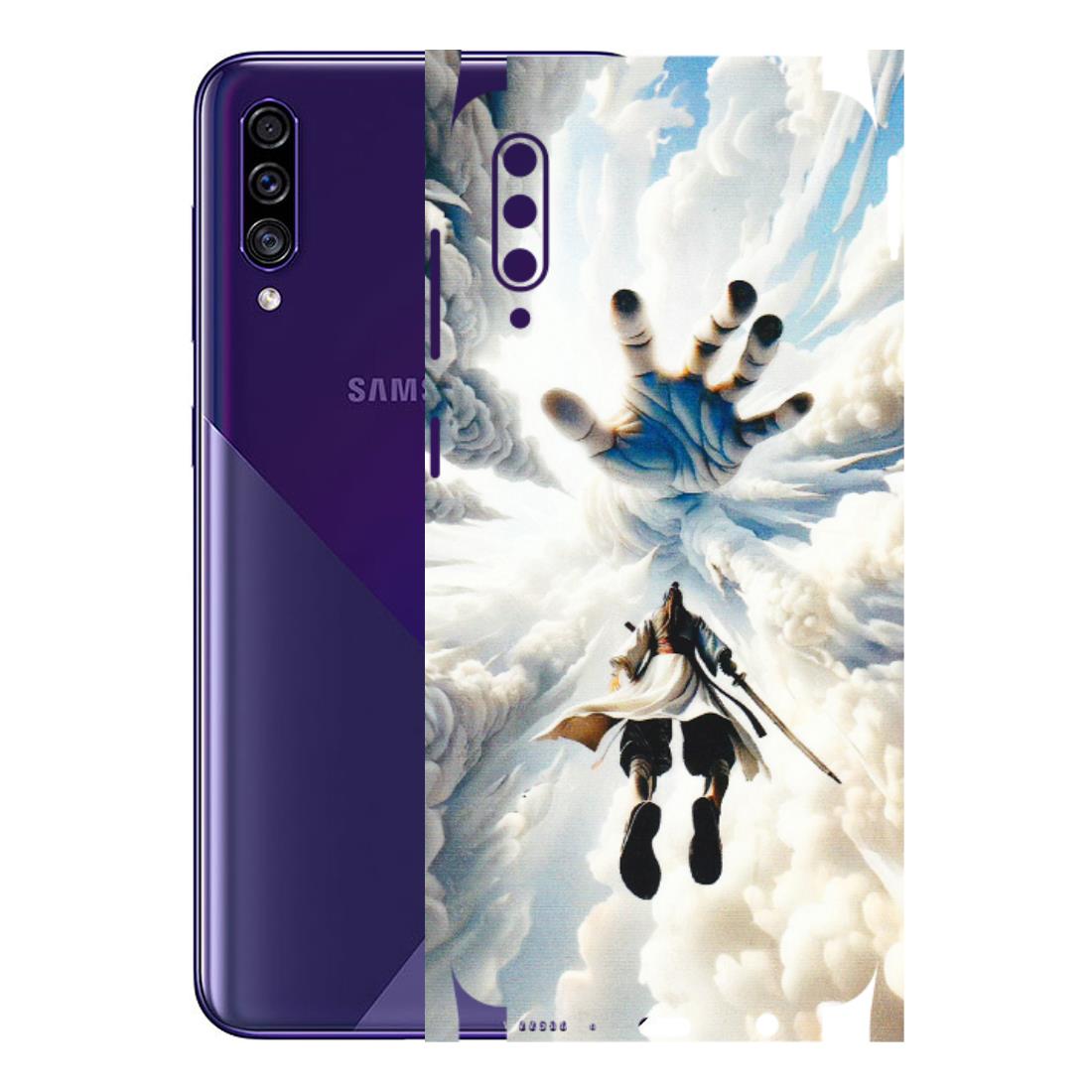 Samsung A/S Series Phone Skins (All Models) - Big Hand With Monkey King - 3D Embossed Finish (L-323) Samsung Galaxy A30s