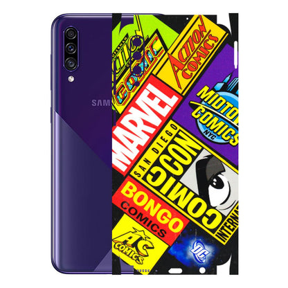 Samsung A/S Series Phone Skins (All Models) - Bongo Comic Con - 3D Embossed Finish (L-325) Samsung Galaxy A30s