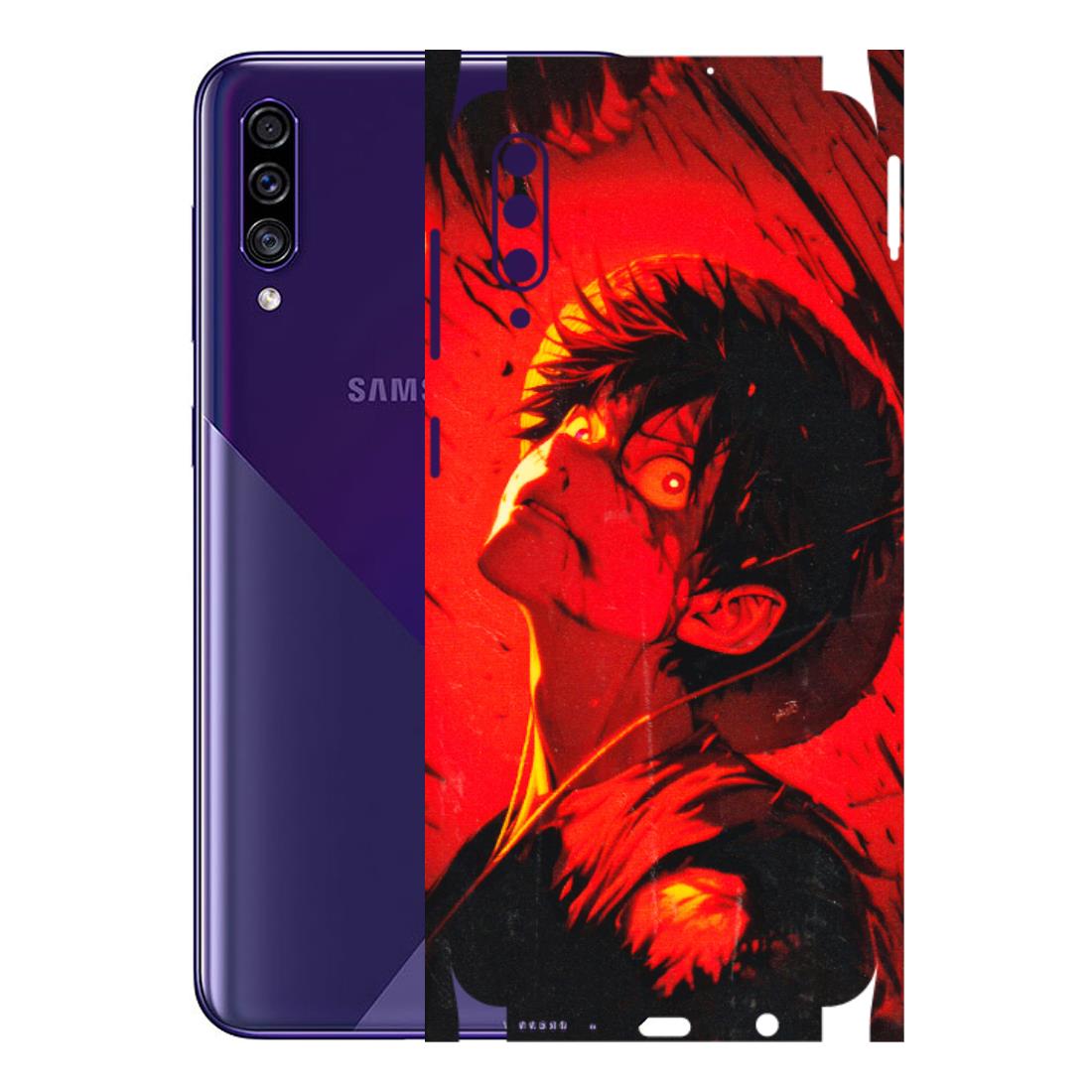 Samsung A/S Series Phone Skins (All Models) - D.Luffy Power Up One Piece Anime - 3D Embossed Finish (L-326) Samsung Galaxy A30s