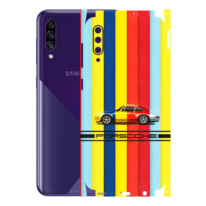 Samsung A/S Series Phone Skins (All Models) - Multicolour Porche - 3D Embossed Finish (L-39) Samsung Galaxy A30s