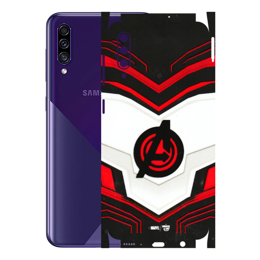 Samsung A/S Series Phone Skins (All Models) - Avengers Logo - 3D Embossed Finish (L-55) Samsung Galaxy A30s