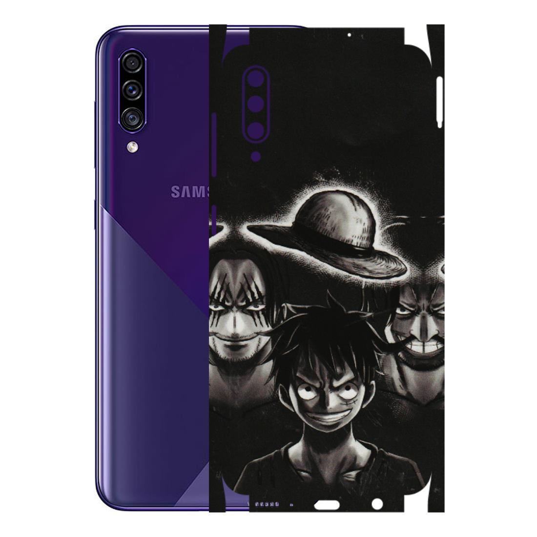 Samsung A/S Series Phone Skins (All Models) - Black Luffy Hat - 3D Embossed Finish (L-57) Samsung Galaxy A30s