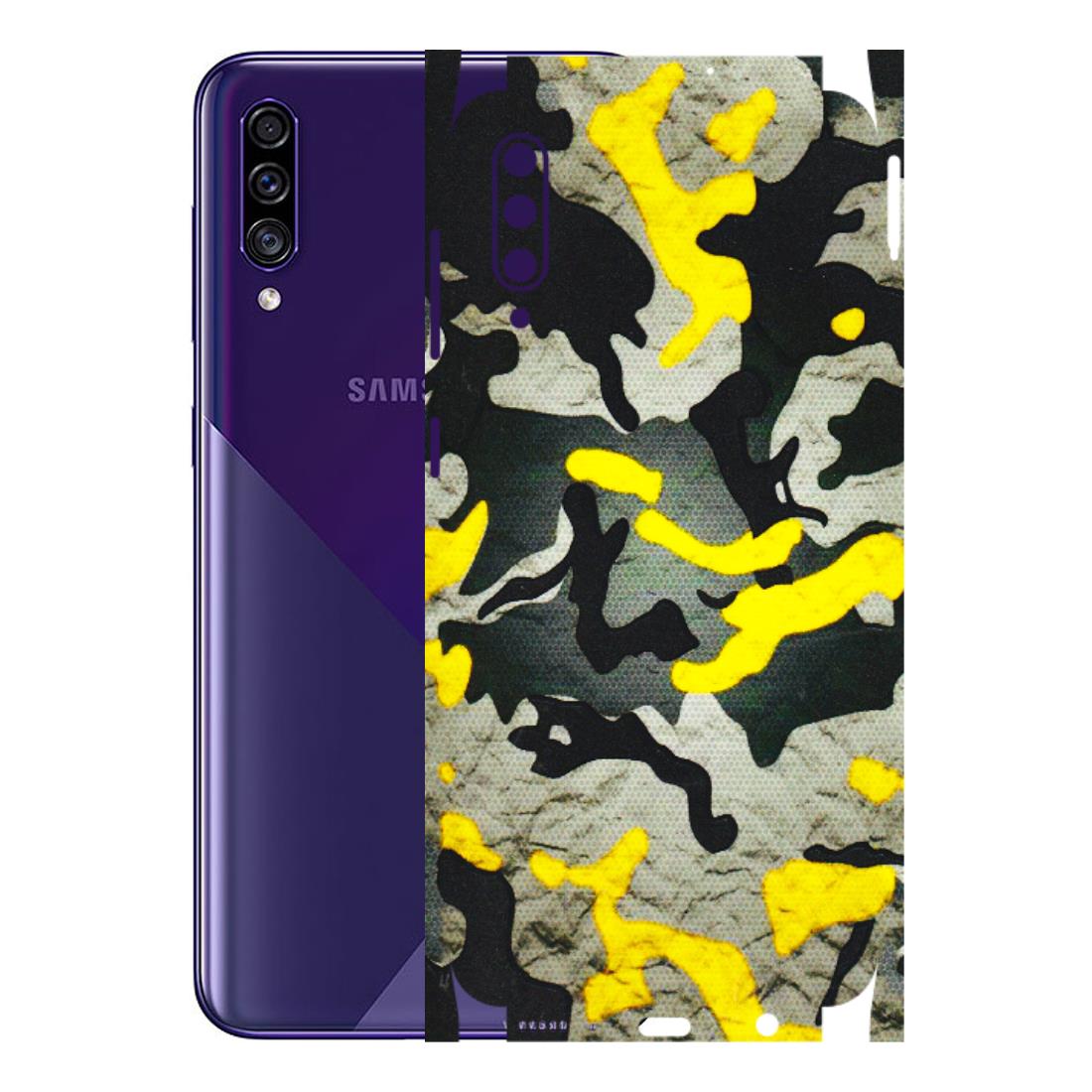 Samsung A/S Series Phone Skins (All Models) - Yellow Camouflage - 3D Embossed Finish (L-61) Samsung Galaxy A30s