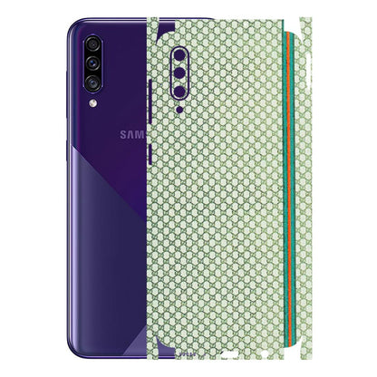 Samsung A/S Series Phone Skins (All Models) - Gucci Fabric Pattern - 3D Embossed Finish (L-73) Samsung Galaxy A30s