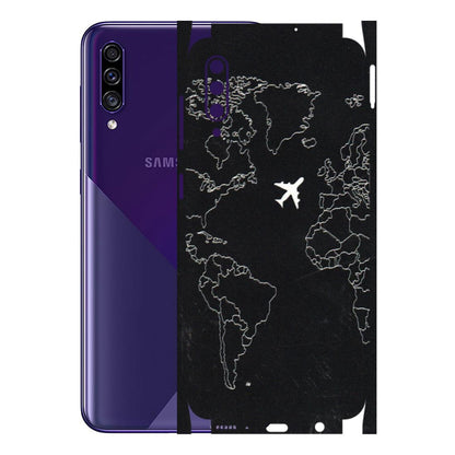Samsung A/S Series Phone Skins (All Models) - Never Ending Travel - 3D Embossed Finish (L-79) Samsung Galaxy A30s