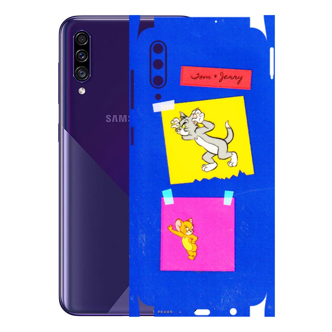 Samsung A/S Series Phone Skins (All Models) - Tom N Jerry Sticky Notes - 3D Embossed Finish (L-88) Samsung Galaxy A30s
