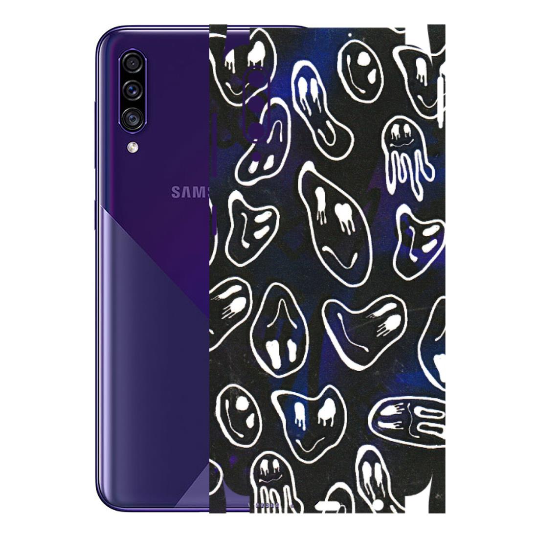Samsung A/S Series Phone Skins (All Models) - Distorted Smileys - 3D Embossed Finish (L-92) Samsung Galaxy A30s
