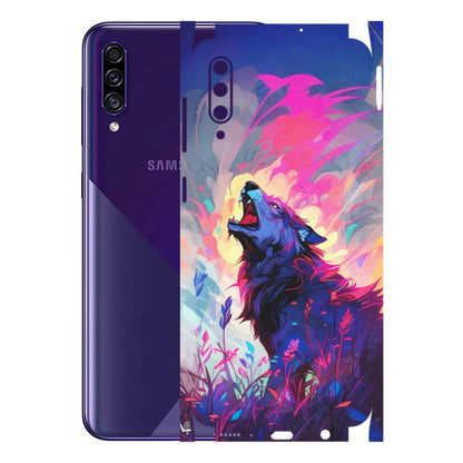 Samsung A/S Series Phone Skins (All Models) - New Wild Wolf Abstract - Matte Finish (M-125) Samsung Galaxy A30s