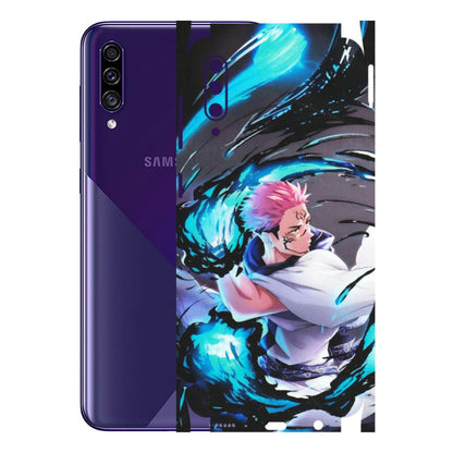 Samsung A/S Series Phone Skins (All Models) - New Jujutsu Kaisen Grey Blue Anime - Matte Finish (M-127) Samsung Galaxy A30s