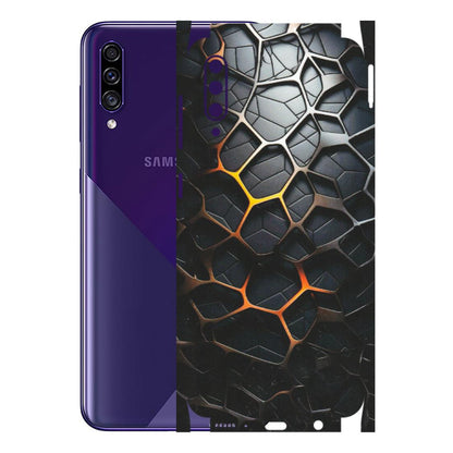 Samsung A/S Series Phone Skins (All Models) - New Abstract Graphite Tiles - Matte Finish (M-130) Samsung Galaxy A30s