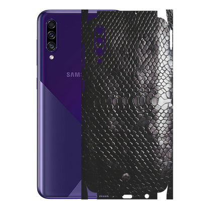 Samsung A/S Series Phone Skins (All Models) - Black Snack Leather - Matte Finish (M-147) Samsung Galaxy A30s