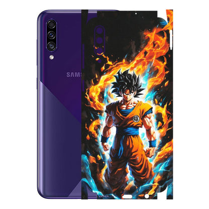 Samsung A/S Series Phone Skins (All Models) - Goku Transformation Anime - Matte Finish (M-159) Samsung Galaxy A30s