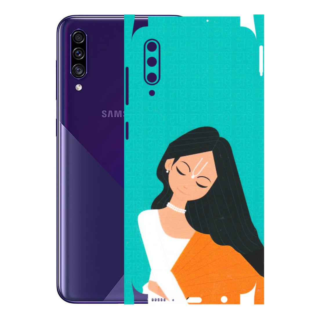 Samsung A/S Series Phone Skins (All Models) - Radhe Radhe With Hindu Symbol - Matte Finish (M-164) Samsung Galaxy A30s