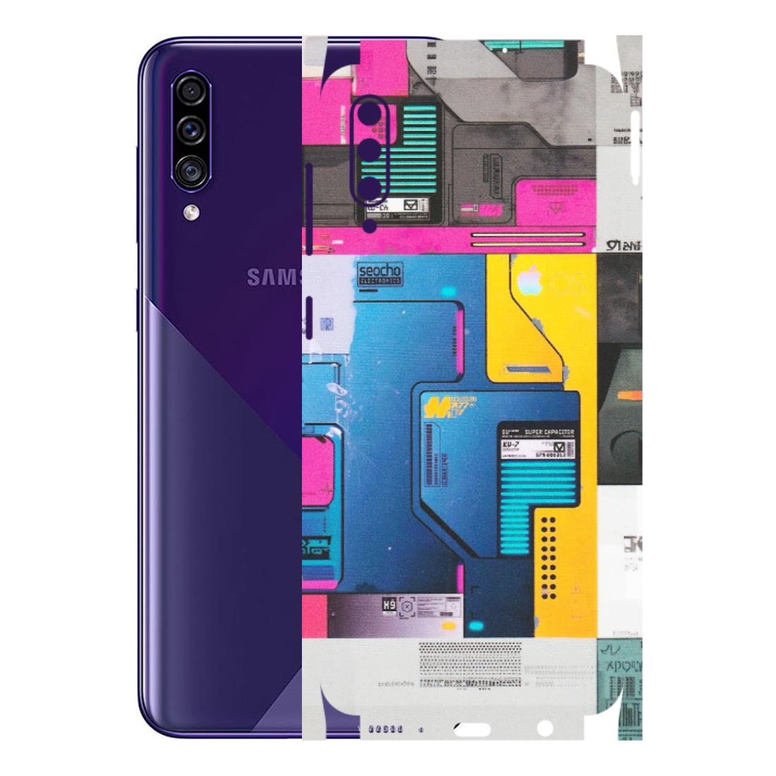 Samsung A/S Series Phone Skins (All Models) - Colourfull Motherboard Internals - Matte Finish (M-55) Samsung Galaxy A30s