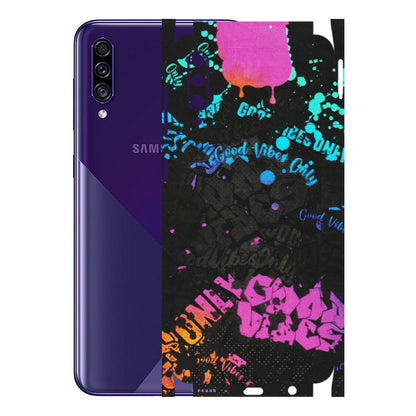 Samsung A/S Series Phone Skins (All Models) - Majestic Black Vibes - Matte Finish (M-62) Samsung Galaxy A30s